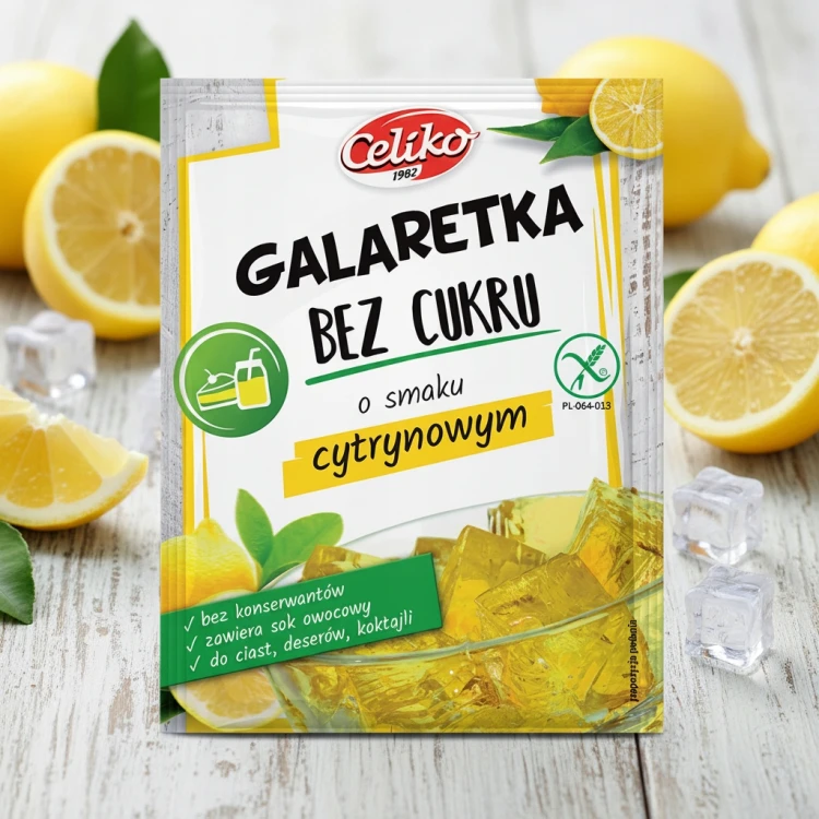 Celiko Galaretka MIX Smaków - 18 szt. bez cukru, bez glutenu