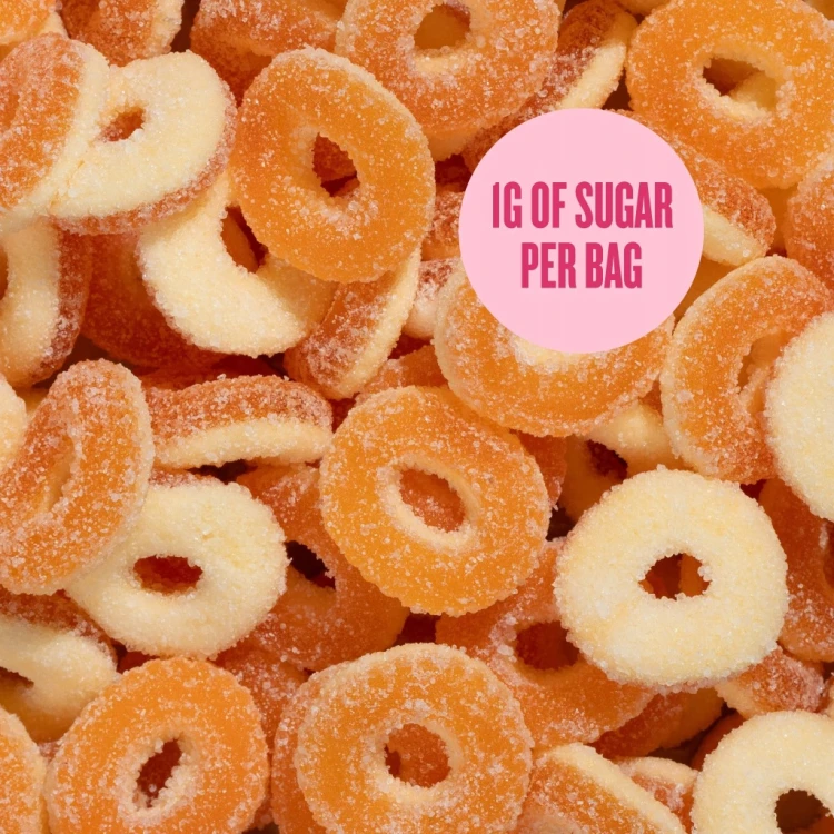 Pandy Żelki MIX 6 Smaków - 1g cukru w opakowaniu (Szwecja)