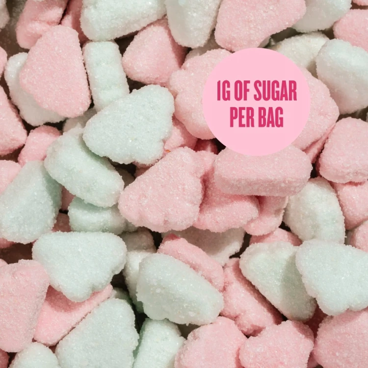 Pandy Żelki MIX 6 Smaków - 1g cukru w opakowaniu (Szwecja)