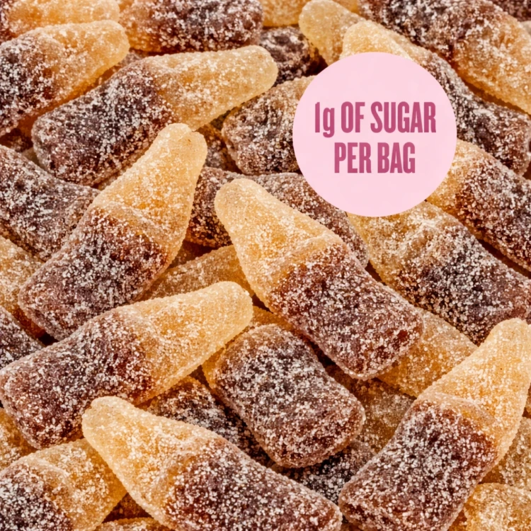 Pandy Żelki MIX 6 Smaków - 1g cukru w opakowaniu (Szwecja)