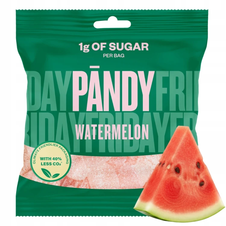 Pandy Żelki MIX 6 Smaków - 1g cukru w opakowaniu (Szwecja)