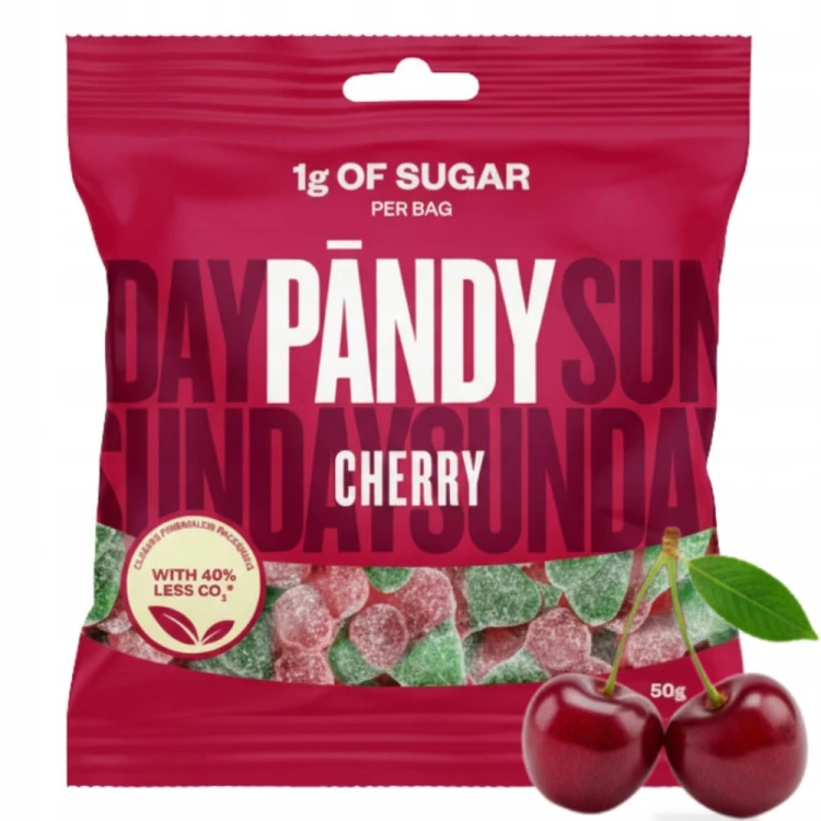 Pandy Żelki MIX 6 Smaków - 1g cukru w opakowaniu (Szwecja)