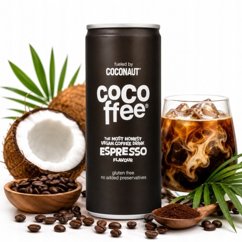 Coconaut CocoCoffee Espresso Napój Kawowy Kawa Kokosowa wegańska 280ml