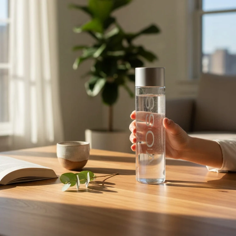 Voss - woda artezyjska, niegazowana, w szklanej butelce 800ml (Norwegia)