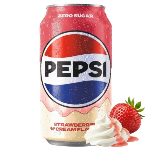 Pepsi Cola Strawberries 'N Cream Zero