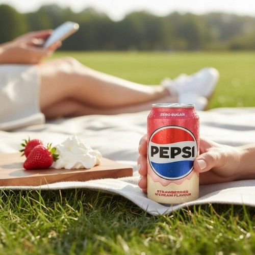 Pepsi Cola Strawberries 'N Cream Zero