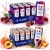 DASH Water MIX 24 szt Wiśnia i Brzoskwinia - bez cukru woda gazowana 330ml