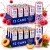 DASH Water MIX 24 szt Malina i Brzoskwinia - bez cukru woda gazowana 330ml