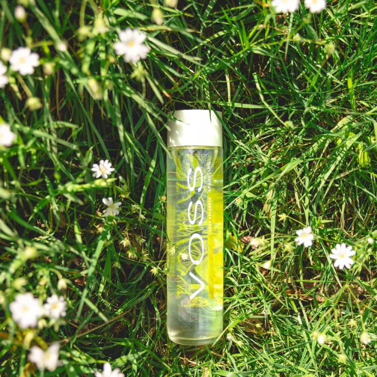 Voss Cytryna Ogórek – woda gazowana, w szklanej butelce 375 ml (Norwegia)