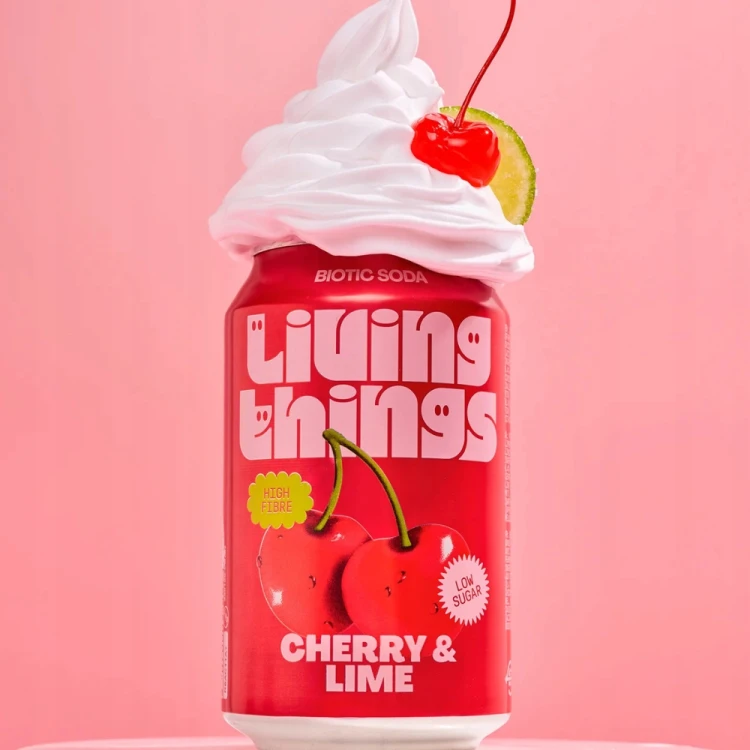 Living Things Prebiotic Soda MIX Smaków 8 szt napój bez cukru 330ml (UK)