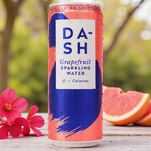 DASH Water MIX 6 smaków - 12 x 330 ml, bez cukru, woda gazowana (UK)