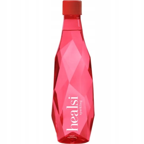 Healsi Red Gazowana – woda alkaliczna, butelka pet 500ml (Portugalia)
