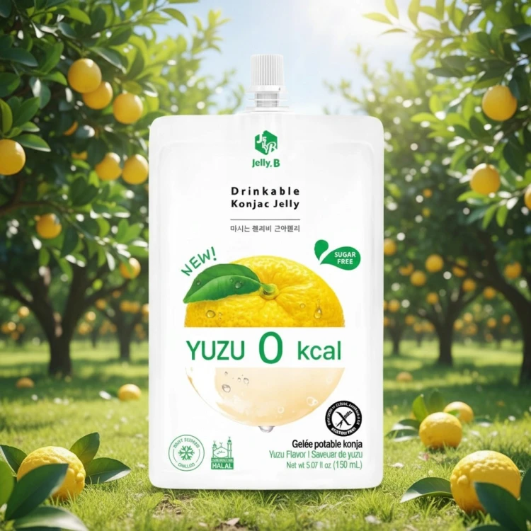 Jelly.B Konjac Jelly MIX 10 szt. Galaretka do Picia Bez Cukru Wege KETO