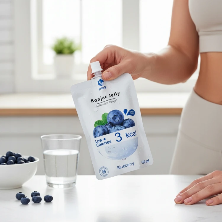 Jelly.B Konjac Jelly MIX 10 szt. Galaretka do Picia Bez Cukru Wege KETO