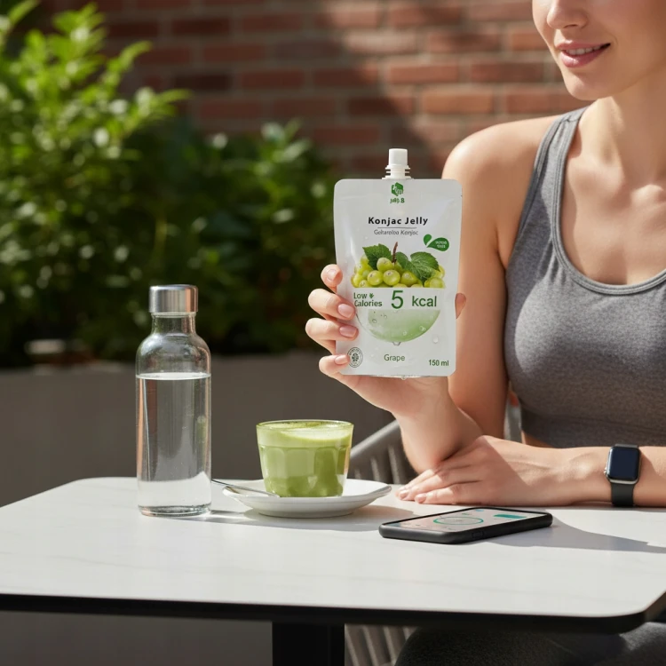 Jelly.B Konjac Jelly MIX 10 szt. Galaretka do Picia Bez Cukru Wege KETO