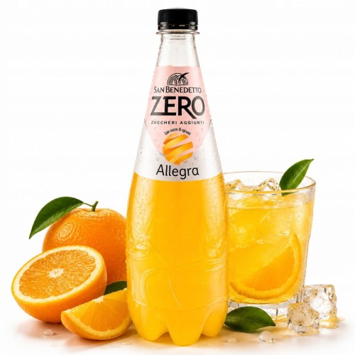 San Benedetto Lemoniada Pomarańczowa Allegra Bez Cukru 750ml