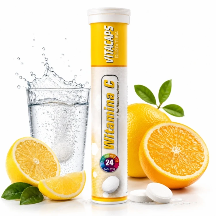 Witamina C VITACAPS Dr Vita 24 tabletki musujące
