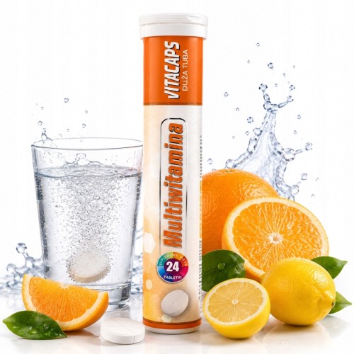 Multiwitamina VITACAPS - Dr Vita 24 tabletki musujące