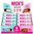 Nick's Coconut i Peanuts fudge MIX 8 szt Baton Kokosowy Orzechowy Bez Cukru