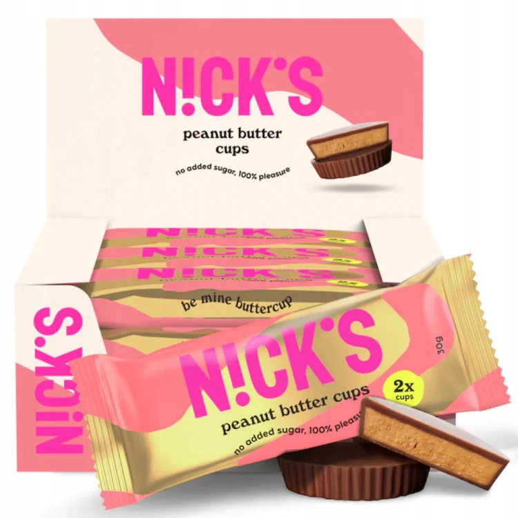 Nicks Peanut Butter MIX 8 szt. - bez cukru, bez glutenu, KETO