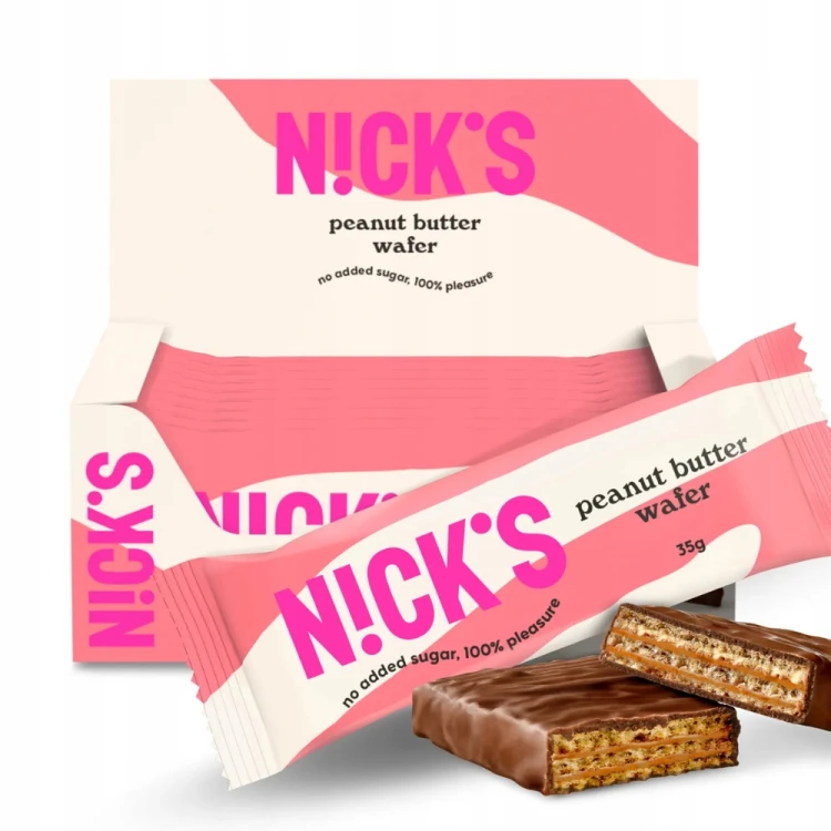 Nicks Peanut Butter MIX 8 szt. - bez cukru, bez glutenu, KETO