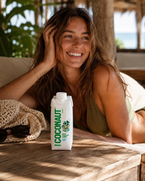COCONAUT Woda Kokosowa w Kartonie 100% Bez Cukru 330ml Bez Kaucji