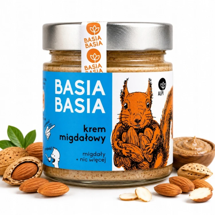 Basia Basia Krem Orzechowy Migdałowy 195g