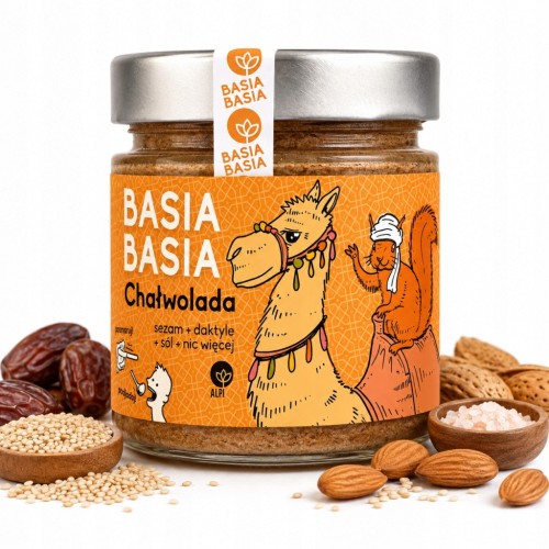 Basia Basia Chałwolada Krem Sezamowo Daktylowy 210g