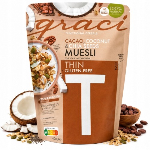 Graci Musli Funkcjonalne Thin Bezglutenowe 400g