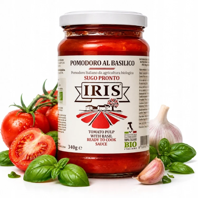 Iris Sos Pomidorowy BIO z Bazylią Włoski 340g