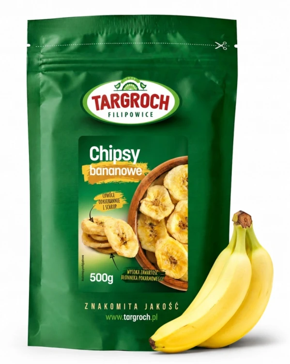 Targroch Chipsy Bananowe 500 g