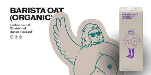 Minor Figures Napój Roślinny Owsiany Organiczny Wegański Do Kawy 1L