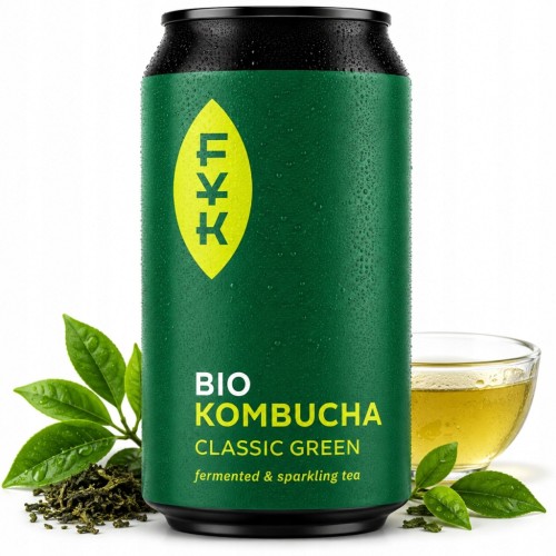 Kombucha BIO Zielona Herbata Bezglutenowa FYK 330ml