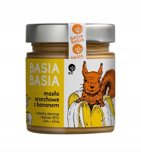Basia Basia Krem Orzechowy z Bananem 210g